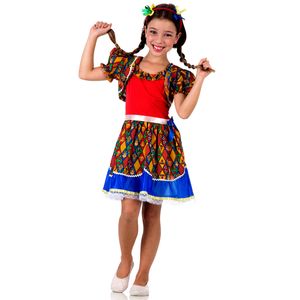 vestido de quadrilha para menina de 10 anos