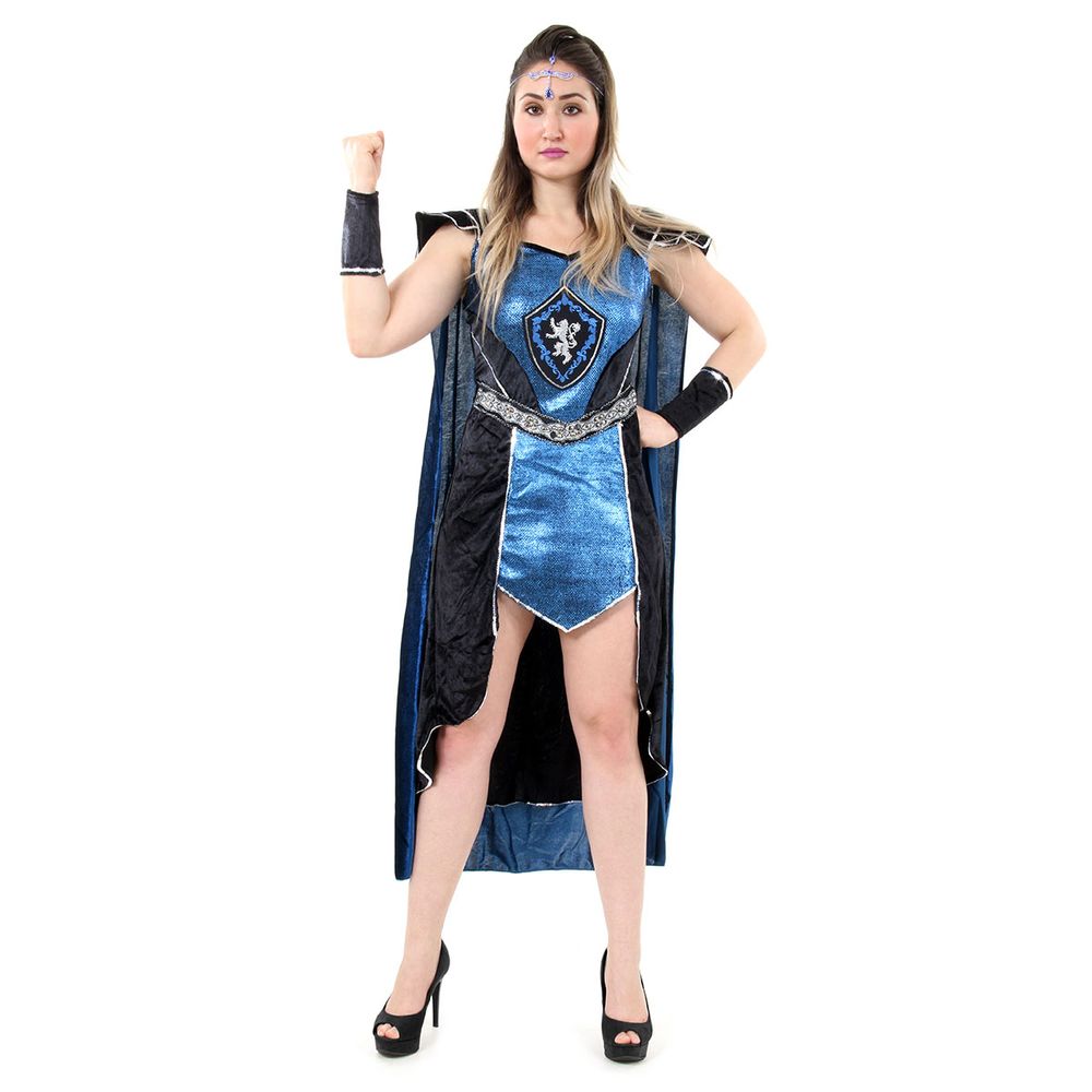 Fantasia Guerreira Medieval Adulto - Abrakadabra