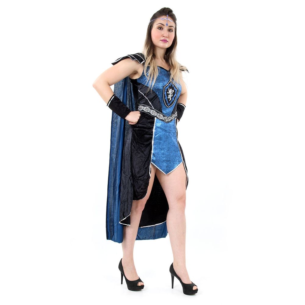 Fantasia Guerreira Medieval Adulto - Abrakadabra