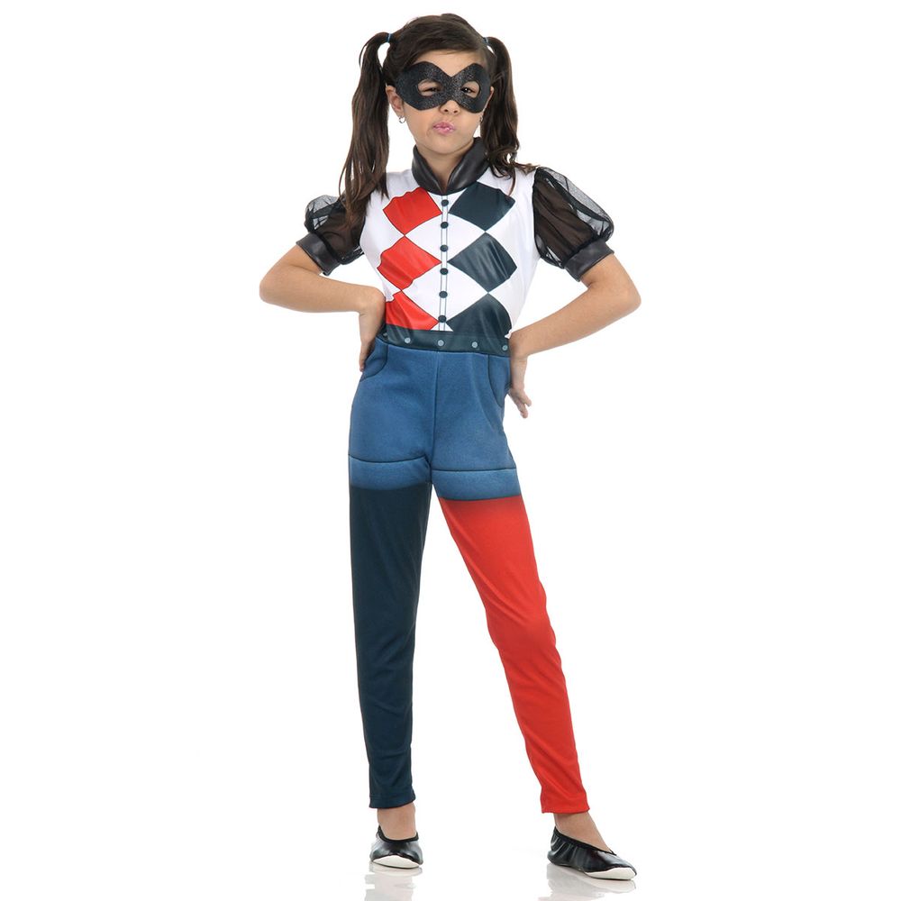 Fantasia Arlequina Infantil para menina - Abrakadabra
