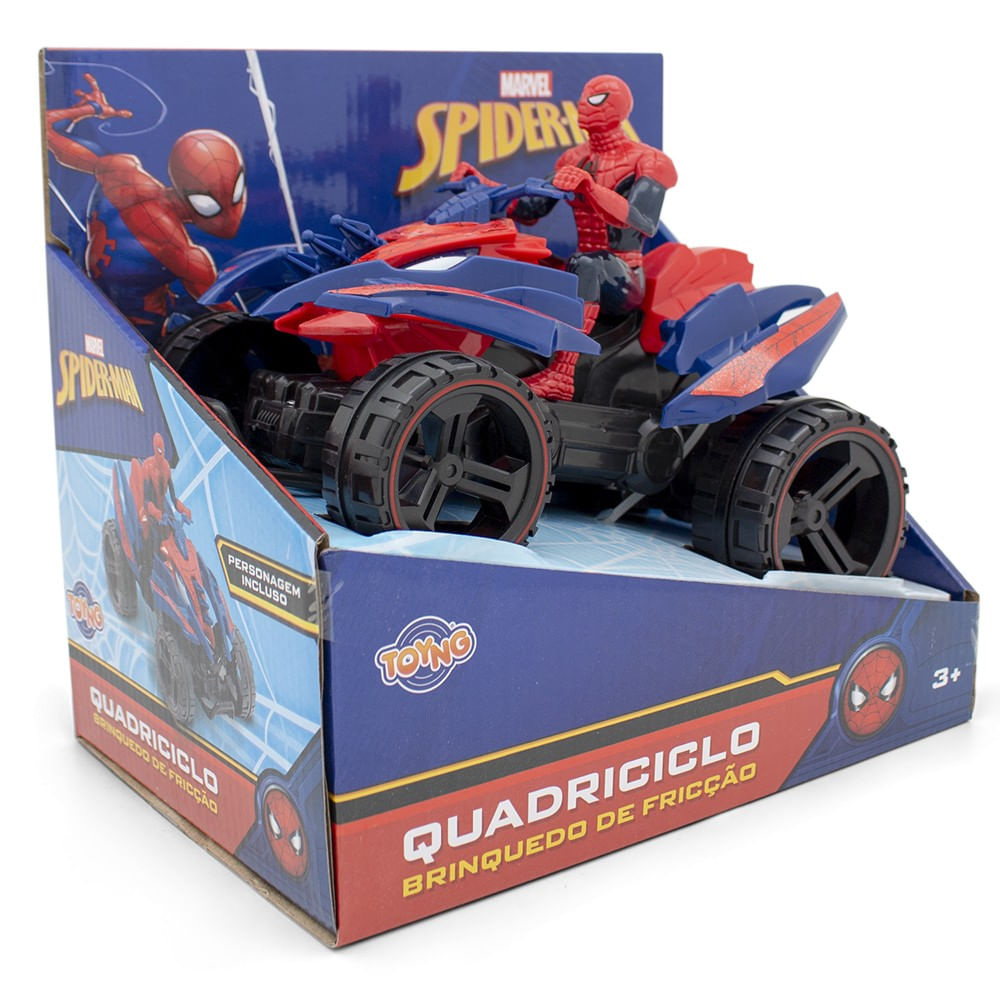Quadriciclo Fricção - Homem Aranha - Marvel - Abrakadabra